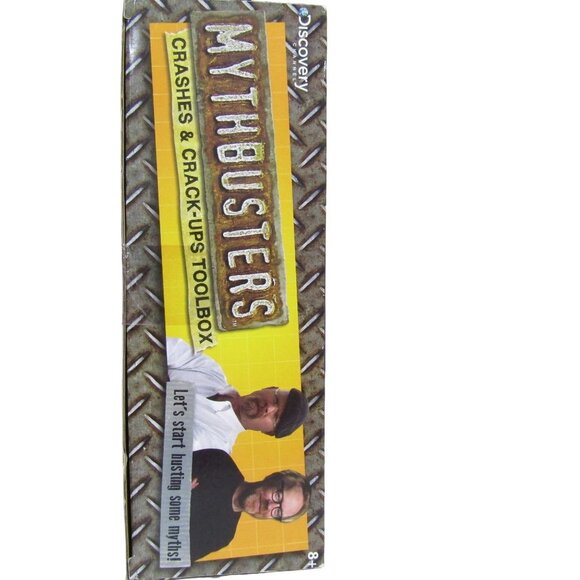 MYTHBUSTERS RARE NIB Crashes & Crack-Ups Toolbox HTF Tests Kit - Picture 5 of 6